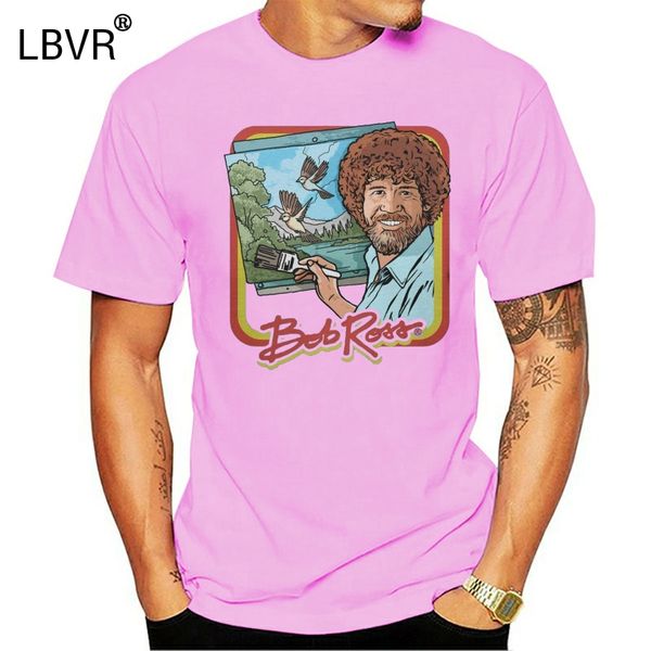 bob ross retro painting tshirt authentic graphic t shirt women for women tee shirt fashion classic style sport hooded sweatshirt hoodie